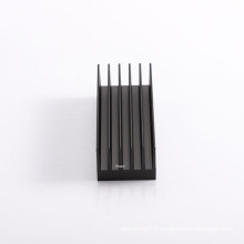 6061 6063 aluminum extrusion anodized black heat sink